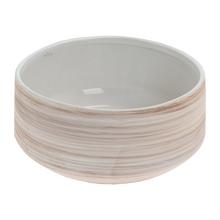 MISA PRUHY KERAMIKA 19*19*9.3CM KRÉM - Obal mísa | FLORASYSTEM