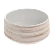MISA PRUHY KERAMIKA 24.5*24.5*11.5 KRÉM - Obal mísa | FLORASYSTEM