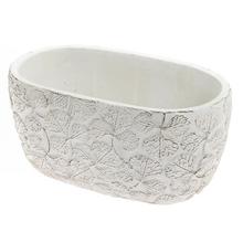 OBAL KVETY KERAMIKA 20.3*11.3*9.8 BIELY - FLORASYSTEM