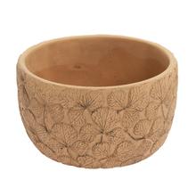 MISA  KVETY KERAMIKA 16.8*16.8*9.8 HNEDÝ - Cement | FLORASYSTEM