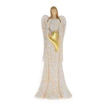 ANJEL BIE/BÉŽ SO ZLA SRDCOM POLY 15,5*10*36CM - FLORASYSTEM