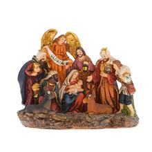 BETLEHEM FAREBNÝ POLY 16,2*8,3*13,1CM - Betlém | FLORASYSTEM