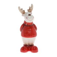 SOB BIE/ČERVENÝ PORCEL. 8,3*8*21CM - FLORASYSTEM