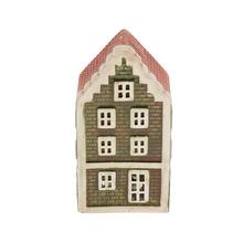 DOMČEK ZEL/ORA  LED PORCEL. 6,5*5,5*12CM - Domek | FLORASYSTEM