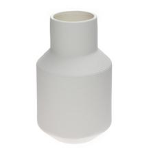 VÁZA KER. na suché 12x12x19,5CM BIELA - Nádoby pro suché aranžování | FLORASYSTEM