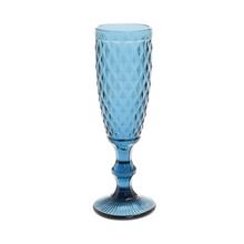 POHÁR SKLO 6x20CM MODRÝ - Sklenice a sklo | FLORASYSTEM