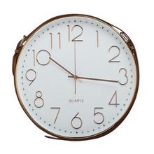HODINY NÁSTENNÉ MDF 40CM HNEDÉ  - FLORASYSTEM