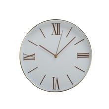 HODINY NÁSTENNÉ MDF 30CM ZLATÉ  - FLORASYSTEM