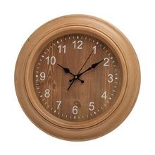 HODINY NÁSTENNÉ MDF 45CM DREVO HNEDÉ - FLORASYSTEM