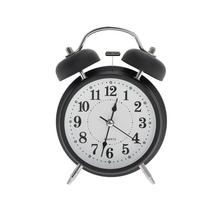 HODINY BUDÍK KOV 10CM ČIERNE - Hodiny | FLORASYSTEM