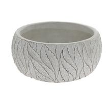 OBAL LISTY KERAMIKA 20.5*20.5*10.3 ŠEDÝ - Cement | FLORASYSTEM