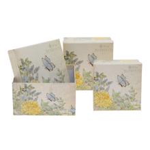 DARČEKOVÁ KRABIČKA KVETY S/3 13x7,5-17x9,5CM - Hranaté | FLORASYSTEM