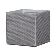 J118 OBAL ŠTVOREC VERA ŠEDÁ 44x36CM XL - Mrazuvzdorná | FLORASYSTEM