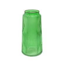 VÁZA SKLO ZELENÁ  D14H28CM - Váza | FLORASYSTEM