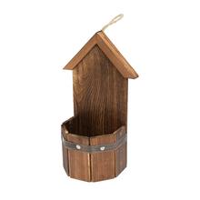 Drevený obal v tvare domčeka