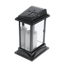Čierna LED lucerna s anjelom