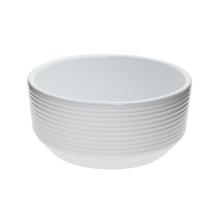 MISKA BIELA S PASMI 16,5XV7,5CM - Obal mísa | FLORASYSTEM
