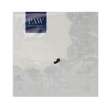 SDL089208 NAPKINS Laces FRAME SILVER - ubrousky | FLORASYSTEM