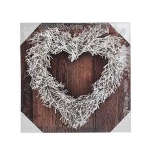 OBRAZ GLITTER SRDCE 28x28x1,5CM - Obrazy | FLORASYSTEM