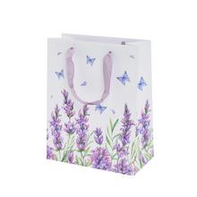 AGB1027003 TAŠKA darč.20x25x10 cm LAVENDER BUTTERFLY - FLORASYSTEM