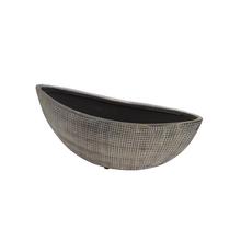 LOĎKA ZIRGINATA 26X10,5XV9,5CM - Keramika jednobarevná interiérová | FLORASYSTEM