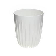 915 OBAL MIRA ECO RECYCLED KRÉMOVÝ 30CM - Okrúhly nízky s vkladom | FLORASYSTEM