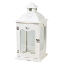 195FL/S LAMPÁŠ DREVO/KOV-M BIELY 43x20x20cm - Lucerny | FLORASYSTEM
