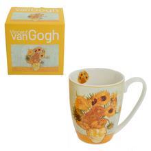 Šálka 360ml slnečnica krabička Van Gogh - Šálky a keramika | FLORASYSTEM