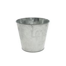 OBAL PLECH ŠEDÝ PTÁČEK 17x15 CM - FLORASYSTEM