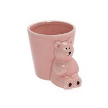 SUPER CENA OBAL MACKO RUŽOVÝ 7,8X10,5X7,5CM  - Obal jednobarevný | FLORASYSTEM