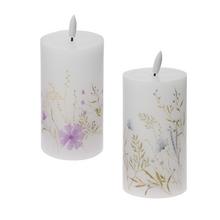 SVET.LED KVETY VOSK PINK+BLUE15,5x7cm - Led světlo | FLORASYSTEM