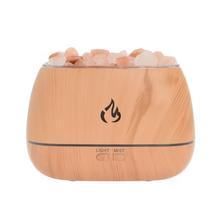 DIFUZÉR SO SOĽ.KAMENMI + USB 200ML 18x7,8x12CM VZOR DREVO - Difuzéry s napájením | FLORASYSTEM