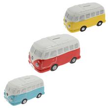 POKLADNIČKA AUTOBUS KERAMIKA 16,5x8x8CM MIX F - Pokladničky | FLORASYSTEM