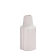 VÁZA NA SUCHÉ ARANŽOVANIE 9,5X9,5XV19CM BIELA - Nádoby pro suché aranžování | FLORASYSTEM