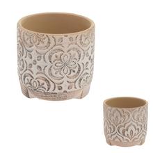 SUPER CENA OBAL TERRAC/CREMA 2 MIX DESIGN pr.16,5V15,5cm - FLORASYSTEM