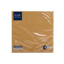 AAND000109 SERVÍTKY 40x40cm/12ks Airlaid Unicolor - zlaté - FLORASYSTEM