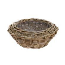 KOŠÍK okrúhly 41x41x16cm ratan MP-0255-L - Proutené obaly | FLORASYSTEM