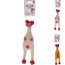 AKCIA! HRAČKA PRE PSA kura LATEX 2ASS CLR - Domácí zvířata | FLORASYSTEM