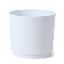 139 OBAL AURA BIELY 38CM - Okrúhly dizajnový | FLORASYSTEM