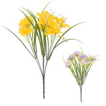 KYTICA JARNÉ KVETY, ZELEŇ MIX/2F 37CM - FLORASYSTEM