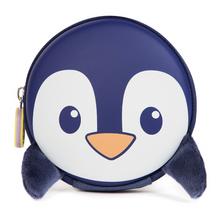Kľúčenka, peňaženka Boppi Tiny Trekker - PENGUIN - modré BB115G