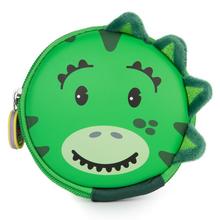 Kľúčenka a peňaženka Boppi Tiny Trekker s dinosaurím motívom.