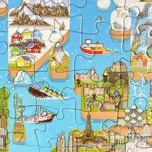 Puzzle 180 dielov 8-bit puzzle –Mapa sveta WM8BIT001 - FLORASYSTEM
