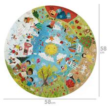 Puzzle Okrúhle 150 dielov boppi - Seasons BRP003 - Stolní | FLORASYSTEM