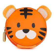 Kľúčenka a peňaženka Boppi Tiny Trekker v tvare tigra.