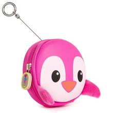 Kľúčenka, peňaženka Boppi Tiny Trekker  - PENGUIN - ružové BB116G - FLORASYSTEM
