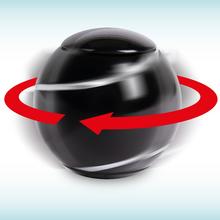 Čierna gulička Spinner Ball