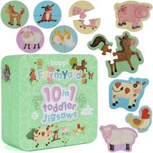 Puzzle boppi skladačka 10 v 1 - Farma
