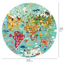 Puzzle Okrúhle 150 dielov boppi - Mapa sveta BRP004 - Stolní | FLORASYSTEM