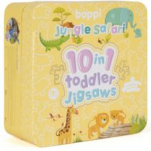 Puzzle boppi  skladačka10 v 1 - Jungle Safari - BTJ10-003 - Stolní | FLORASYSTEM